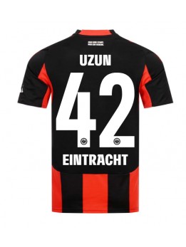 Eintracht Frankfurt Can Uzun #42 Heimtrikot 2025-26 Kurzarm Eintracht Frankfurt Can Uzun #42 Heimtrikot 2025-26 Kurzarm